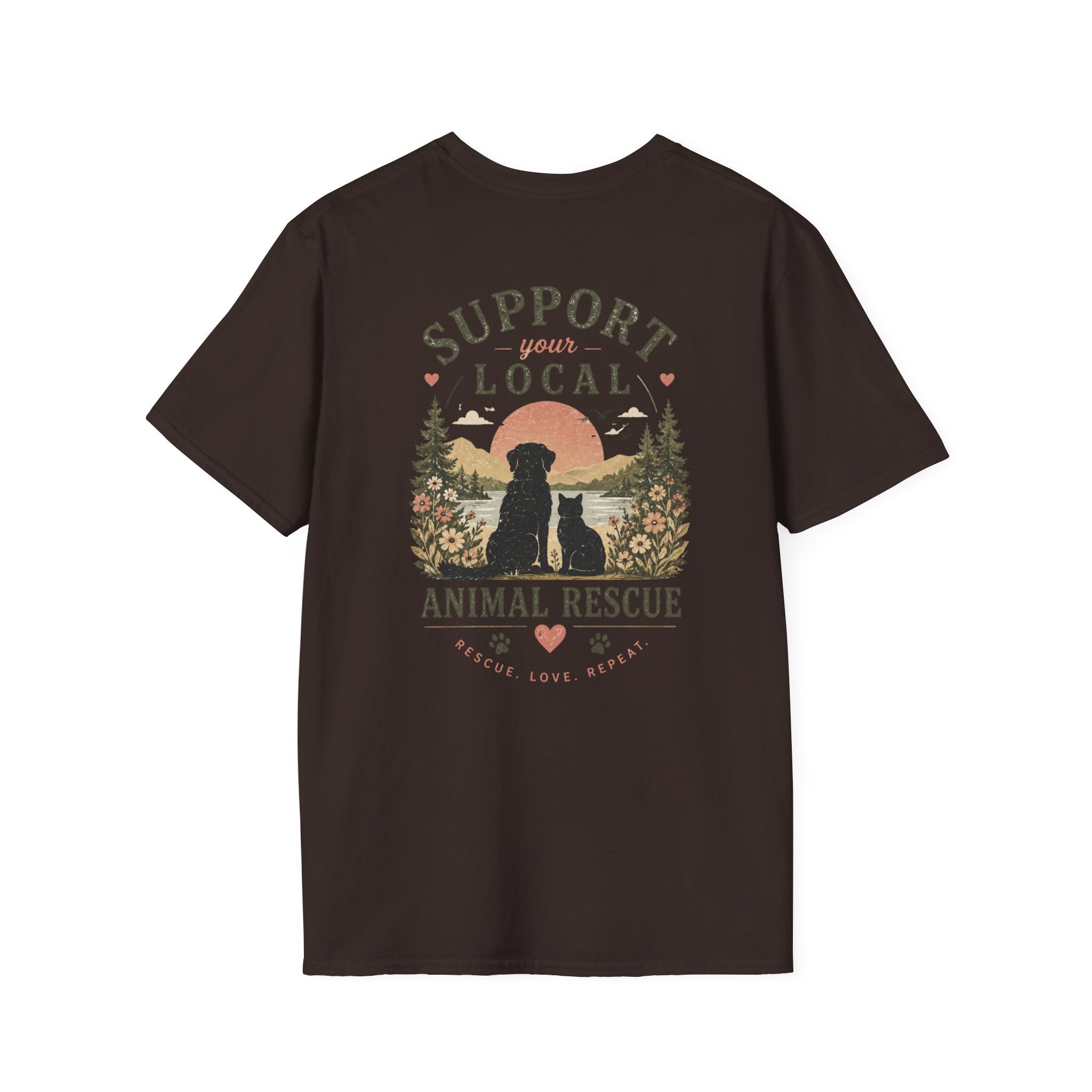 "Support Your Local Animal Rescue" Unisex Tee