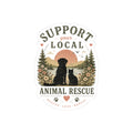 Support Your Local Animal Rescue Sticker — Rescue, Love, Repeat
