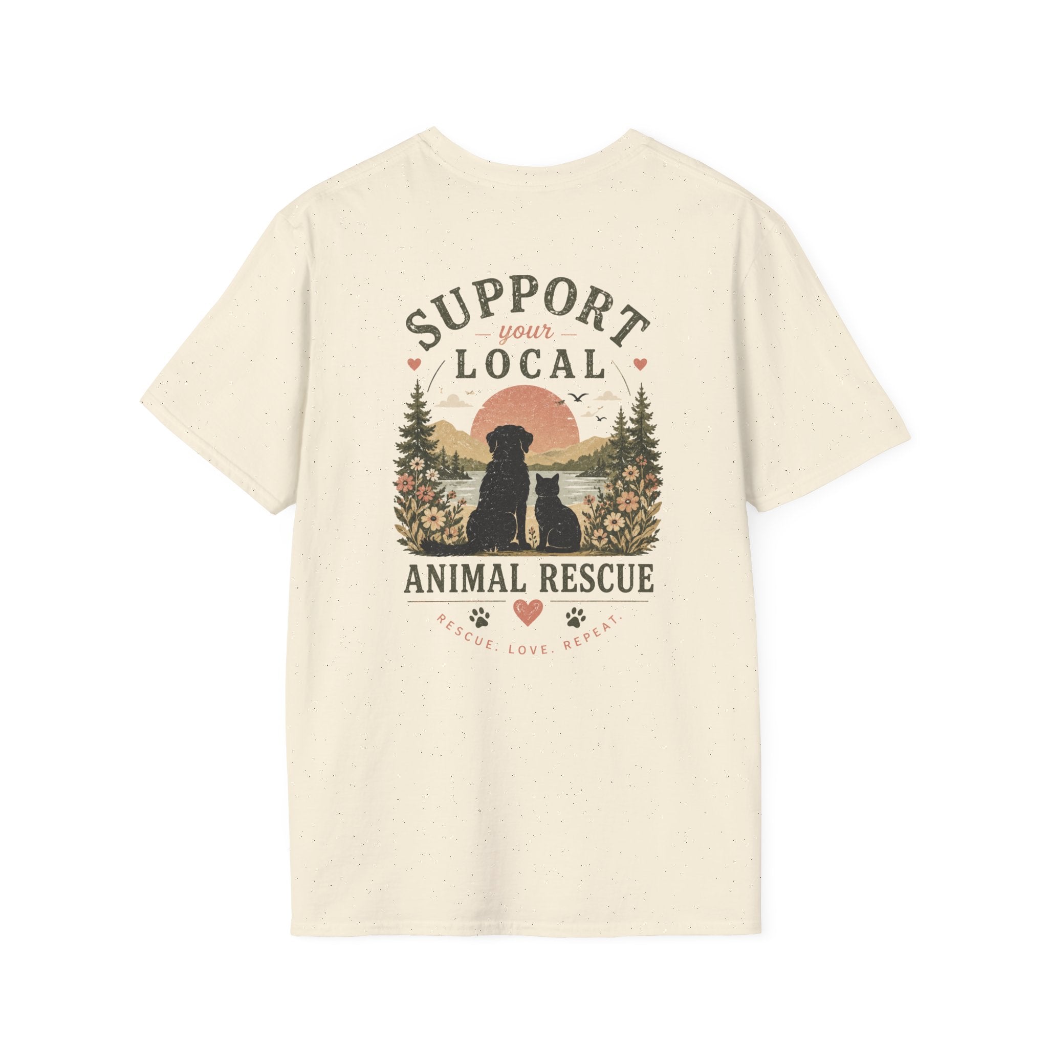 "Support Your Local Animal Rescue" Unisex Tee