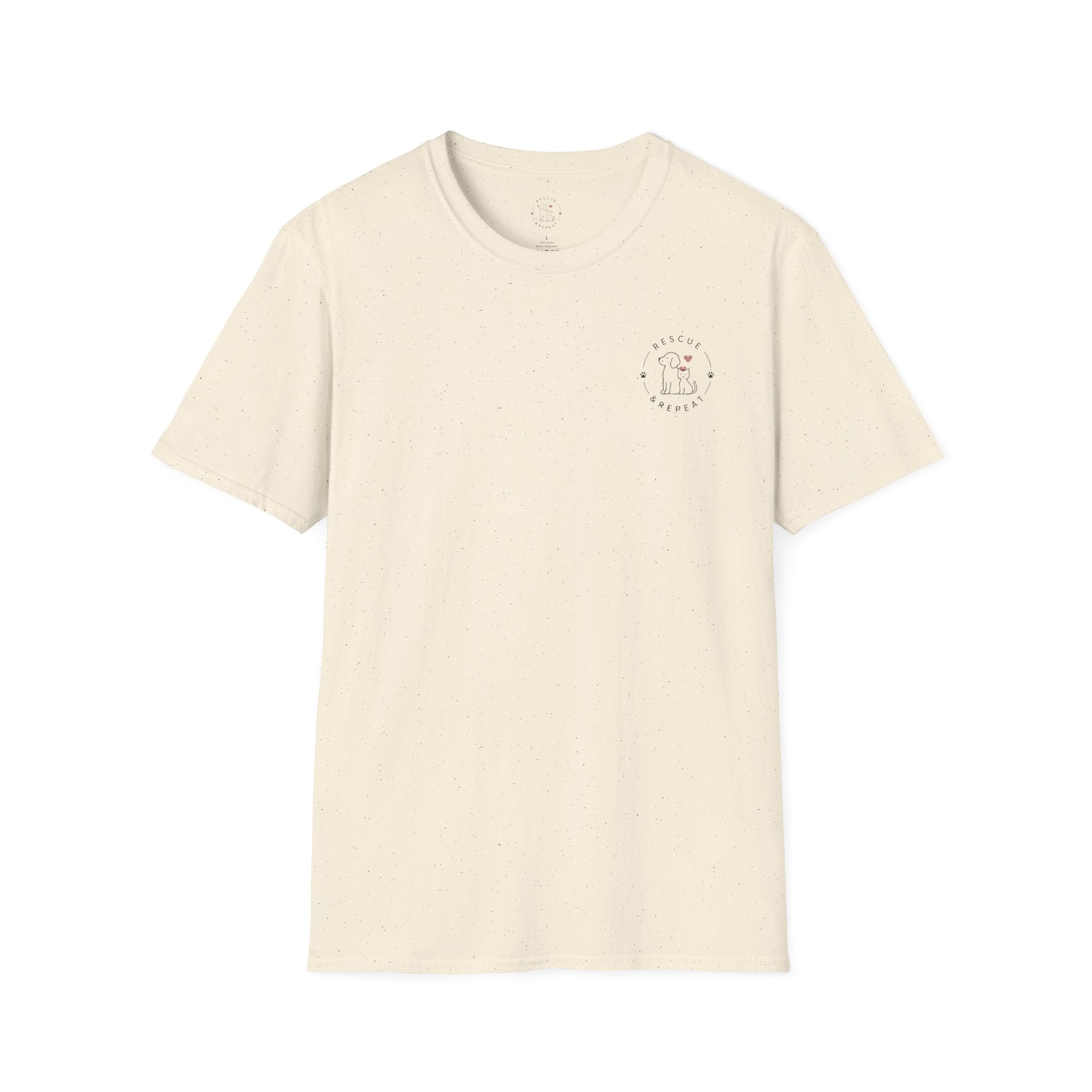 Hot Girls Rescue Dogs Vintage Style Tee